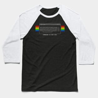 Commodore 64 c64 Baseball T-Shirt